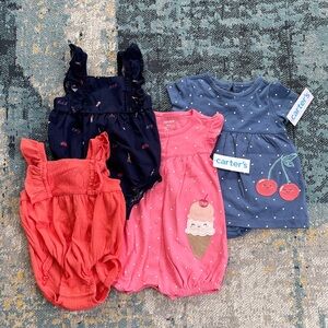Carter’s Like New 6m Girls Summer Bundle